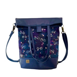 SuziartBag Sötétkék biciklis 3in1 hátizsák, Táska & Tok, Kézitáska & válltáska, Válltáska, , MESKA