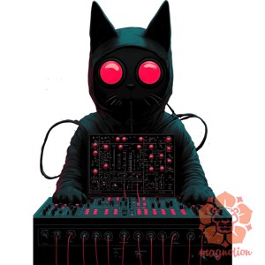 Synthwave Dj v2 - ruha & divat - női ruha - póló, felső - Meska.hu