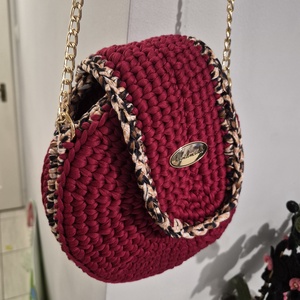 Egyedi horgolt táska - táska & tok - kézitáska & válltáska - alkalmi táska - Meska.hu