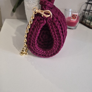 Bordó mini táska - táska & tok - kézitáska & válltáska - alkalmi táska - Meska.hu