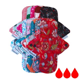 10db 22cm eü mosható betét meglepetés mintával, Szépségápolás, Intim higiénia, Intimbetét, , MESKA