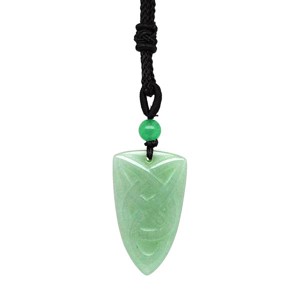 Nyíl kelta aventurin medál zsinóron 2x3,5cm, Ékszer, Nyaklánc, Medál, , MESKA