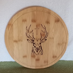 Kerek vágódeszka - otthon & életmód - konyhafelszerelés, tálalás - sütés, főzés - vágódeszka - Meska.hu