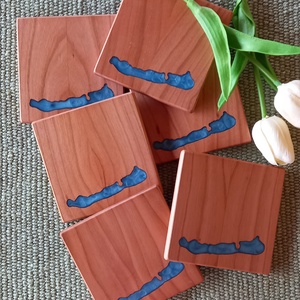 Balaton poháralátét - otthon & életmód - konyhafelszerelés, tálalás - tálalás - tányér- és poháralátét - Meska.hu