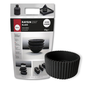 RAYSIN 250 FEKETE ÖNTŐPOR- 4KG - HOBBI HÁZ, Kellékek & szerszámok, Vegyes alapanyag, Gipsz, Gipszöntés, MESKA