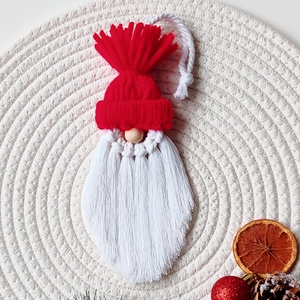 Mikulás, Karácsony, Mikulás, Mikulás beltéri dekoráció, Csomózás, MESKA