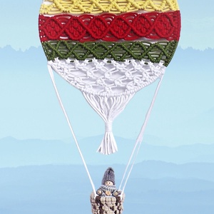 HŐLÉGBALLON PIROS, KÉK - otthon & életmód - babaszoba, gyerekszoba - babaszoba dekoráció - Meska.hu