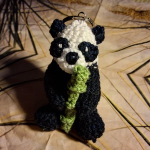 Panda kulcstartó - táska & tok - kulcstartó & táskadísz - kulcstartó - Meska.hu