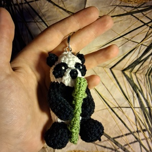 Panda kulcstartó - táska & tok - kulcstartó & táskadísz - kulcstartó - Meska.hu