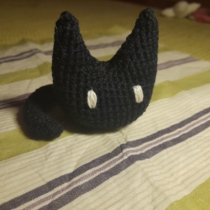 Horgolt cicus - otthon & életmód - dekoráció - halloween - halloweeni figurák - Meska.hu