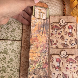 Őszi mini booklet, mini napló  - otthon & életmód - papír, írószer - jegyzetfüzet & napló - Meska.hu