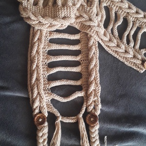 Kötött sál - Meska.hu