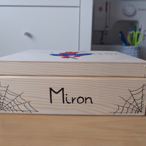 Egyedi, kézzel készítet szuperhős kincses ládika  - otthon & életmód - tárolás & rendszerezés - láda - Meska.hu