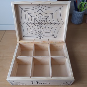 Egyedi, kézzel készítet szuperhős kincses ládika  - otthon & életmód - tárolás & rendszerezés - láda - Meska.hu
