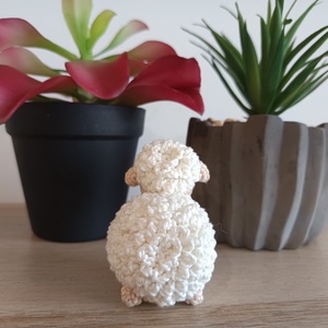 Horgolt húsvéti bárány  - játék & sport - plüssállat & játékfigura - plüss bárány - Meska.hu