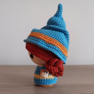 Horgolt minikirályság - Boszorkány amigurumi figura  - játék & sport - baba & babaház - játékbaba, babakellék - Meska.hu