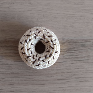 Horgolt fánk (amigurumi játék) - játék & sport - gyerekkonyha - játék ételek - Meska.hu