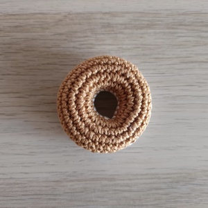 Horgolt fánk (amigurumi játék) - játék & sport - gyerekkonyha - játék ételek - Meska.hu