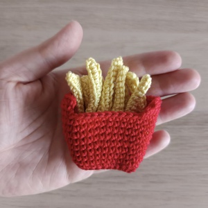 Horgolt sültkrumpli (amigurumi játék) - játék & sport - gyerekkonyha - játék ételek - Meska.hu