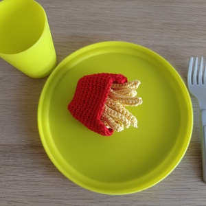 Horgolt sültkrumpli (amigurumi játék) - játék & sport - gyerekkonyha - játék ételek - Meska.hu