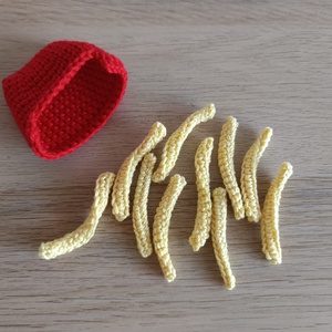 Horgolt sültkrumpli (amigurumi játék) - játék & sport - gyerekkonyha - játék ételek - Meska.hu