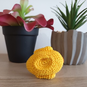 Horgolt kiskacsa dekoráció  - játék & sport - plüssállat & játékfigura - más figura - Meska.hu