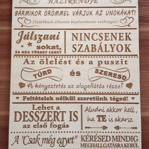 Nagyszülők házirendje  - Meska.hu