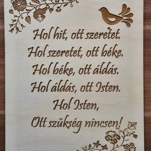 Házi áldás tábla - Meska.hu Házi áldás tábla - Meska.hu