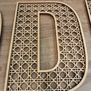 Rattan betűs ajtódísz , Otthon & Életmód, Dekoráció, Ajtó- és ablak dekoráció, Ajtótábla, , MESKA