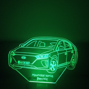 LED dekoráció, lámpa, Otthon & Életmód, Lámpa, Hangulatlámpa, Gravírozás, pirográfia, MESKA