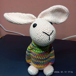 Nyuszika � horgolt kedvenc kicsiknek és nagyoknak - játék & sport - plüssállat & játékfigura - nyuszi - Meska.hu