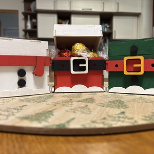 Karácsonyi dobozkák, Karácsony, Karácsonyi lakásdekoráció, Ünnepi asztaldekoráció, , MESKA