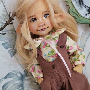 Mézike, a félszerzet - artdoll - baba - manó, Játék & Sport, Baba & babaház, Baba, Baba-és bábkészítés, MESKA