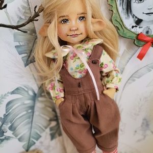 Mézike, a félszerzet - artdoll - baba - manó - játék & sport - baba & babaház - baba - Meska.hu