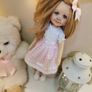 Hasonmás ragdoll - 32 cm moherhajjal - játék & sport - baba & babaház - baba - Meska.hu