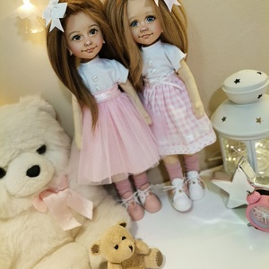 Hasonmás ragdoll - 32 cm moherhajjal - játék & sport - baba & babaház - baba - Meska.hu