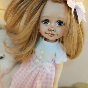 Hasonmás ragdoll - 32 cm moherhajjal - játék & sport - baba & babaház - baba - Meska.hu