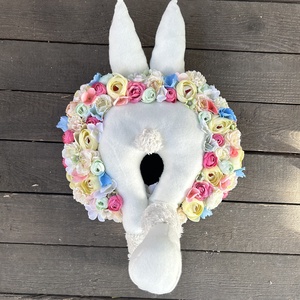 Vidám tavaszi ajtódísz - otthon & életmód - dekoráció - ajtó- és ablak dekoráció - ajtódísz & kopogtató - Meska.hu