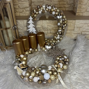 Arany Advent szett  - Meska.hu
