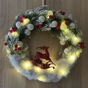 Karácsonyi ajtódísz  - karácsony - karácsonyi lakásdekoráció - karácsonyi ajtódíszek - Meska.hu