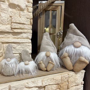 Karácsonyi manók - karácsony - karácsonyi lakásdekoráció - karácsonyi manók, figurák - Meska.hu