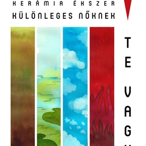 Dália nyaklánc- 5. elem kerámiaékszer  -  - Meska.hu