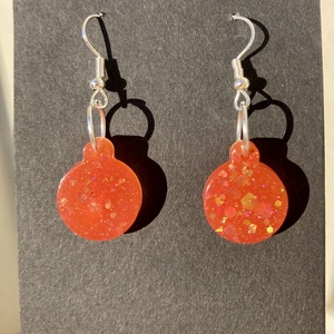 Mini karácsonyfadísz alakú műgyanta fülbevaló, Ékszer, Fülbevaló, Lógó fülbevaló, Mindenmás, MESKA