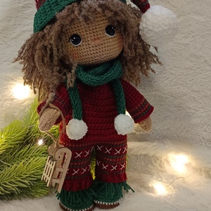 Karácsonyi manó - Meska.hu