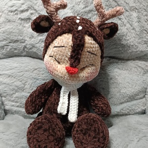 Rénszarvas baba - karácsony - karácsonyi lakásdekoráció - karácsonyi manók, figurák - Meska.hu