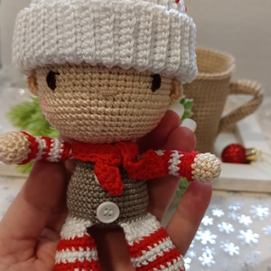 Manó bögrében - karácsony - karácsonyi lakásdekoráció - karácsonyi manók, figurák - Meska.hu