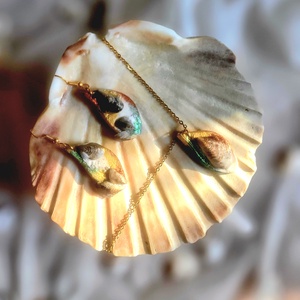 Őszbe burkolózva, Ékszer, Ékszerszett, Ékszerkészítés, Festészet, MESKA