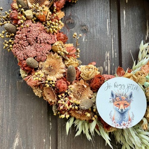 Jó hogy jöttél - őszi kopogtató - otthon & életmód - dekoráció - ajtó- és ablak dekoráció - ajtódísz & kopogtató - Meska.hu