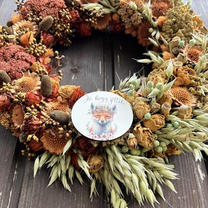 Jó hogy jöttél - őszi kopogtató - otthon & életmód - dekoráció - ajtó- és ablak dekoráció - ajtódísz & kopogtató - Meska.hu