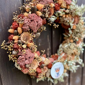 Jó hogy jöttél - őszi kopogtató - otthon & életmód - dekoráció - ajtó- és ablak dekoráció - ajtódísz & kopogtató - Meska.hu